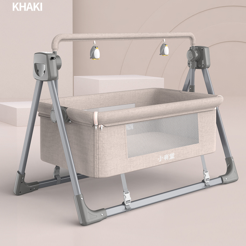 Baby Rocking Bed Electric Crib Automatic Cradle Infant Sleeping Basket Baby Rocking Bed Electric Crib Automatic Cradle Infant Sleeping Basket