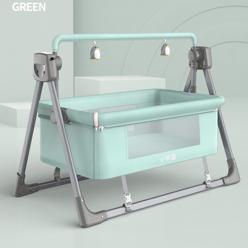 Baby Rocking Bed Electric Crib Automatic Cradle Infant Sleeping Basket Baby Rocking Bed Electric Crib Automatic Cradle Infant Sleeping Basket