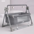 Baby Rocking Bed Electric Crib Automatic Cradle Infant Sleeping Basket