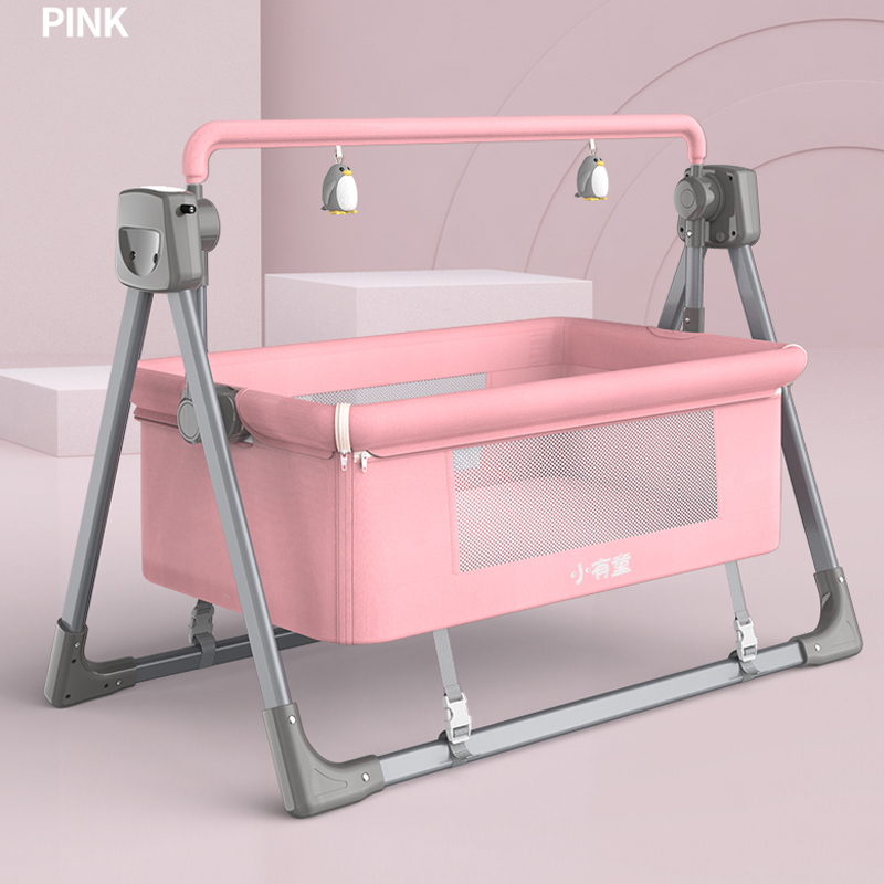 Baby Rocking Bed Electric Crib Automatic Cradle Infant Sleeping Basket Baby Rocking Bed Electric Crib Automatic Cradle Infant Sleeping Basket