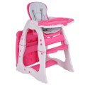 3-in-1 Infant Table and Chair Set Baby High Chair
