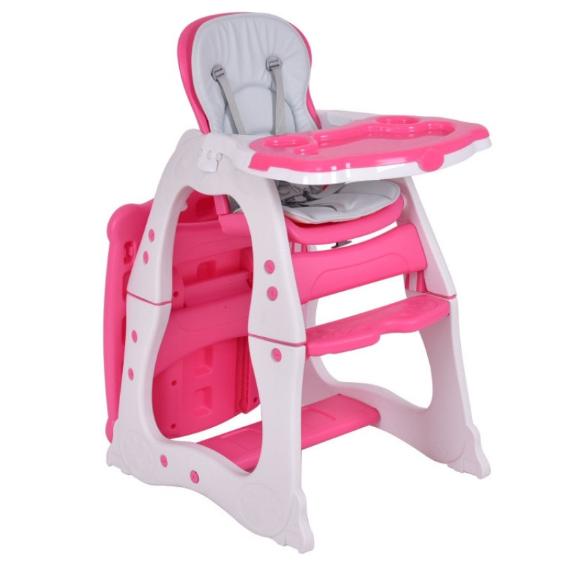 3-in-1 Infant Table and Chair Set Baby High Chair