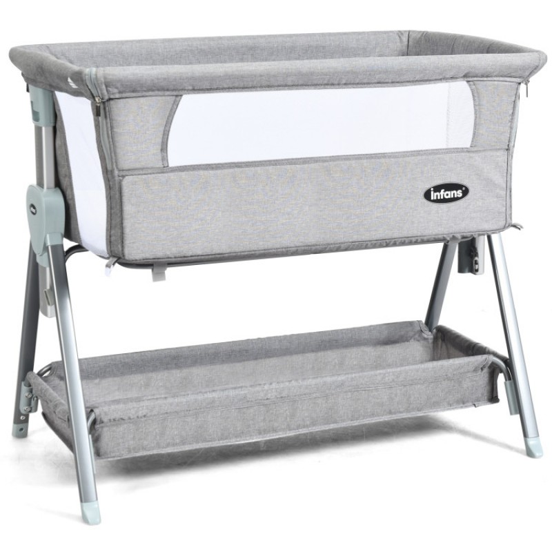 Adjustable Baby Bedside Crib with Large Storage Adjustable Baby Bedside Crib with Large Storage