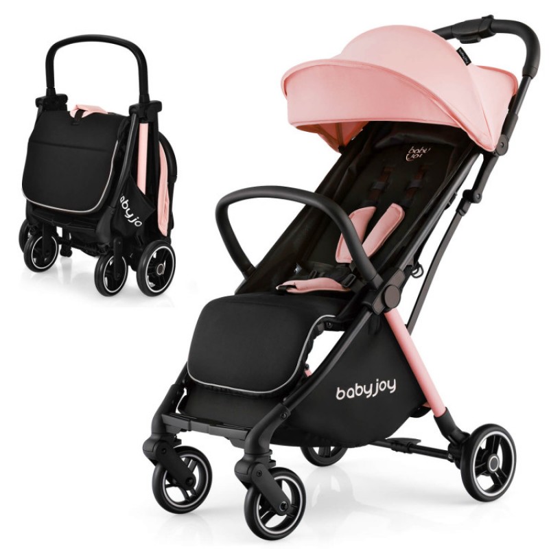 One-Hand Folding Portable Lightweight Baby Stroller with Aluminum Frame