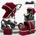 Steanny 5-IN-1 Baby Stroller Travel System - Multifunction Pram With Car Seat and Base