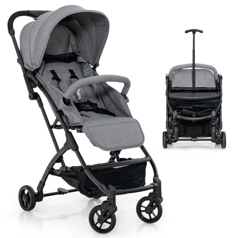 Lightweight Baby Stroller with One-Hand Quick Folding