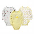 Baby Boys Girls Bodysuit 6 PCS 3 PCS Long Sleeve 100% Cotton Baby Clothes 0-12 months Newborn body bebe Jumpsuit Clothing