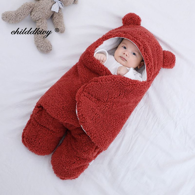 Baby Wrap Blankets Sleeping Bag Envelope For Newborn Sleepsack Cotton