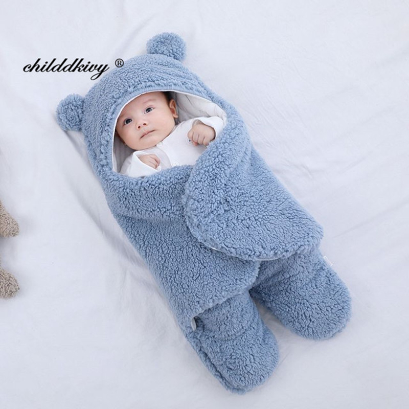 Baby Wrap Blankets Sleeping Bag Envelope For Newborn Sleepsack Cotton