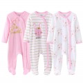 Newborn Baby winter clothes 3pcs baby boys girls rompers long Sleeve clothing roupas infantis menino Overalls Costumes