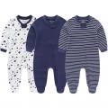 Newborn Baby winter clothes 3pcs baby boys girls rompers long Sleeve clothing roupas infantis menino Overalls Costumes