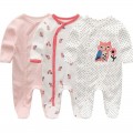 Newborn Baby winter clothes 3pcs baby boys girls rompers long Sleeve clothing roupas infantis menino Overalls Costumes