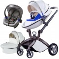 Hotmom 3-In-1 Pram Baby Stroller With Car Seat Toddler Carriage