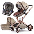 Hotmom 3-In-1 Pram Baby Stroller With Car Seat Toddler Carriage