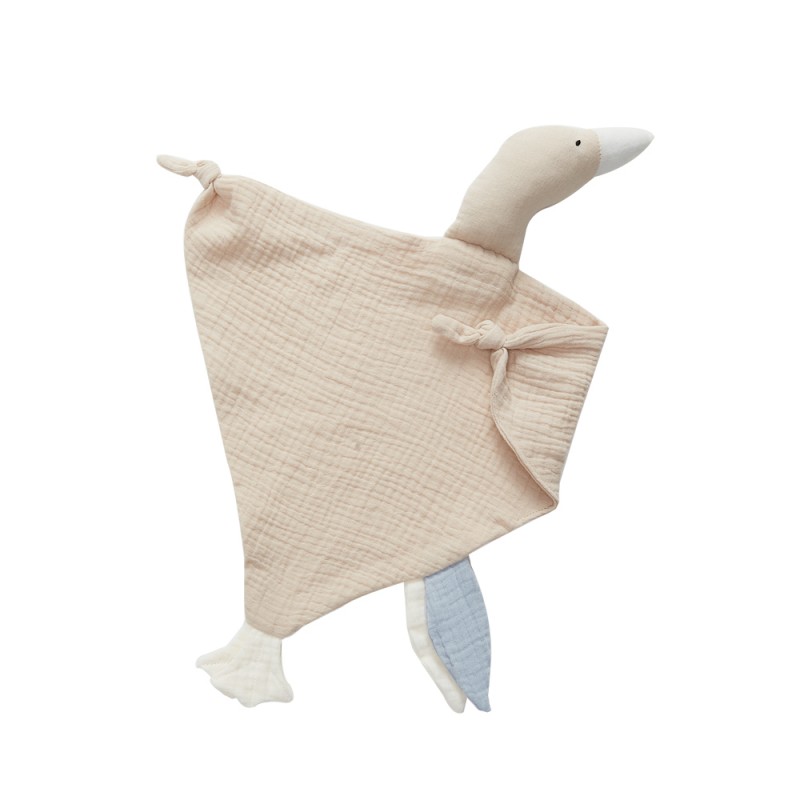 Gauze New Born Soothe Appease Towel Soft Organic Cotton Goose Toy Ins Baby Comforter Lovely Muslin Security Blanket