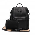 Baby Diaper Bag Mommy Backpack PU Leather Nursing Bag MD2003 Baby Diaper Bag Mommy Backpack PU Leather Nursing Bag MD2003