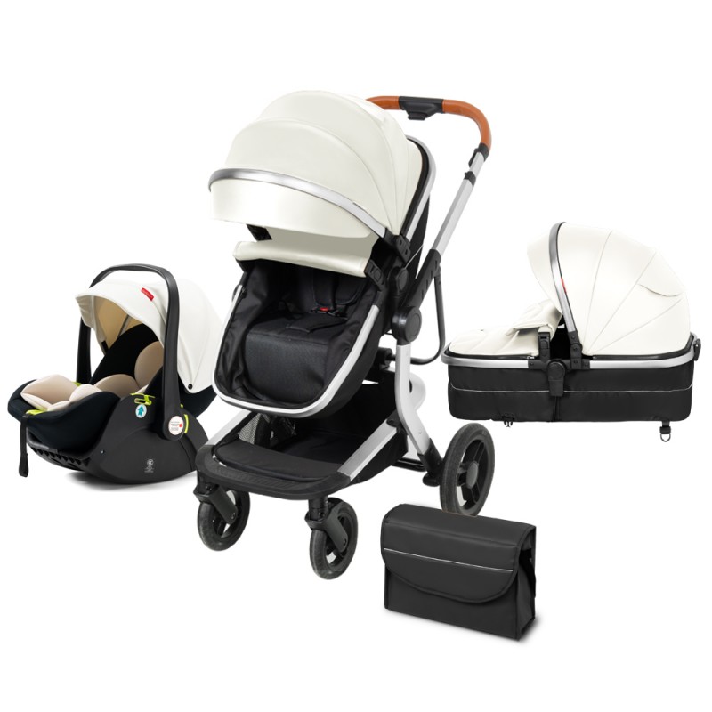 Steanny 3-In-1 2023 Premium Baby Stroller Travel System