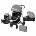 Steanny 3-In-1 2023 Premium Baby Stroller Travel System