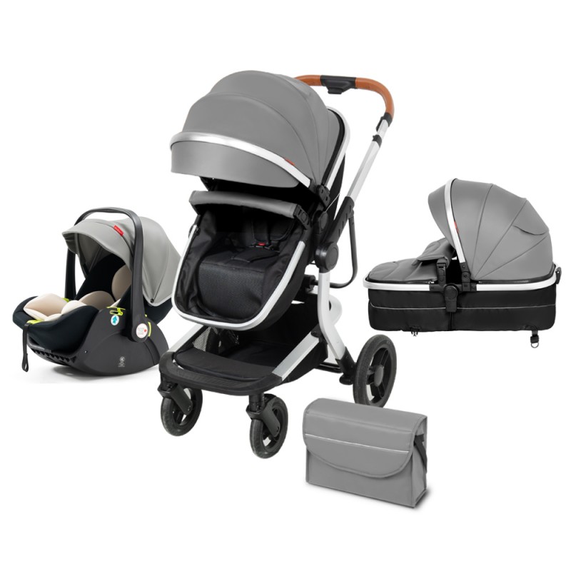 Steanny 3-In-1 2023 Premium Baby Stroller Travel System