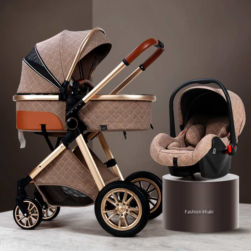 New Born Prams 3-In-1 Baby Stroller With Travel Basket Portable Toddler Carriage