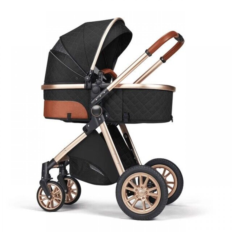 New Born Prams 3-In-1 Baby Stroller With Travel Basket Portable Toddler Carriage New Born Prams 3-In-1 Baby Stroller With Travel Basket Portable Toddler Carriage