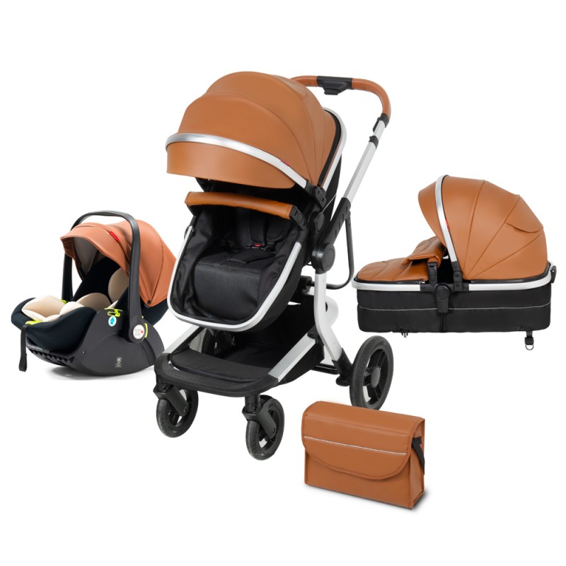 HOTMOM Luxury Baby Stroller Combo Travel System With Bassinet