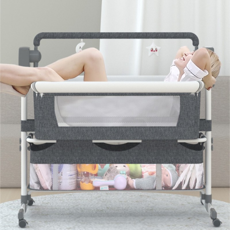 Steanny Baby Bed Electric Rocking Crib - Automatic Cradle Newborn Bassinet