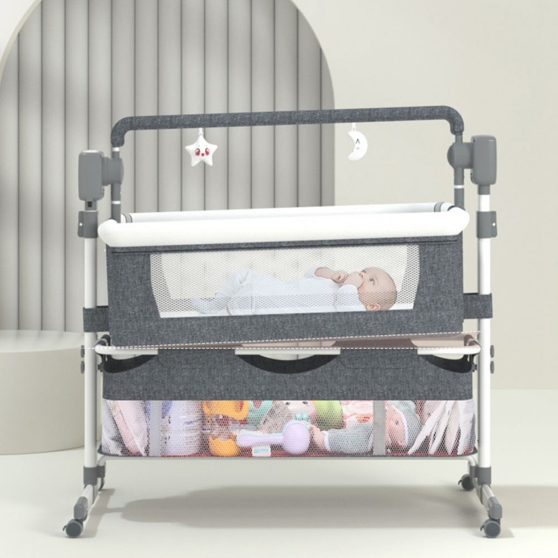 Steanny Baby Bed Electric Rocking Crib - Automatic Cradle Newborn Bassinet