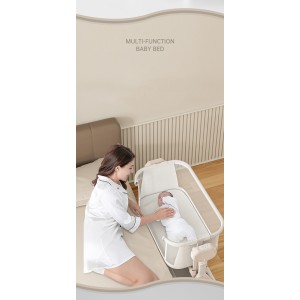 Steanny Electric Rocking Bassinet, Cribs, Beside Sleeper Newborn Co-Sleeper, Baby Sleeping Bed SA705 Steanny Electric Rocking Bassinet, Cribs, Beside Sleeper Newborn Co-Sleeper, Baby Sleeping Bed SA705