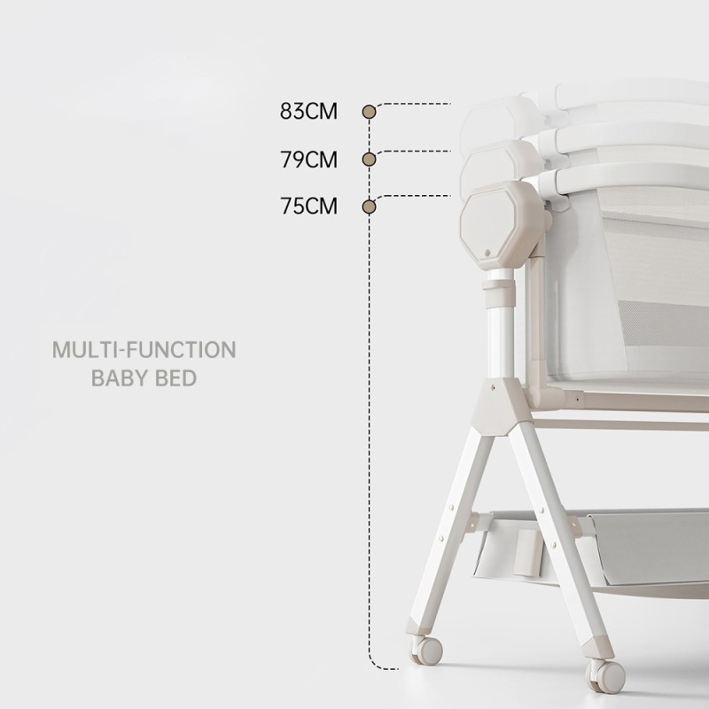 Steanny Bassinet Automatic Rocking Bassinet Electric Swing Bedside Sleeper for Baby Newborn Co-Sleeper Suit 0-6M. Coupon:USD50for705