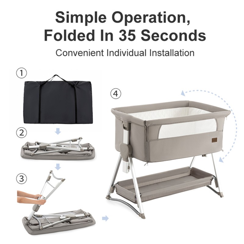 Steanny Baby Bassinets - Adjustable Bedside Sleeper