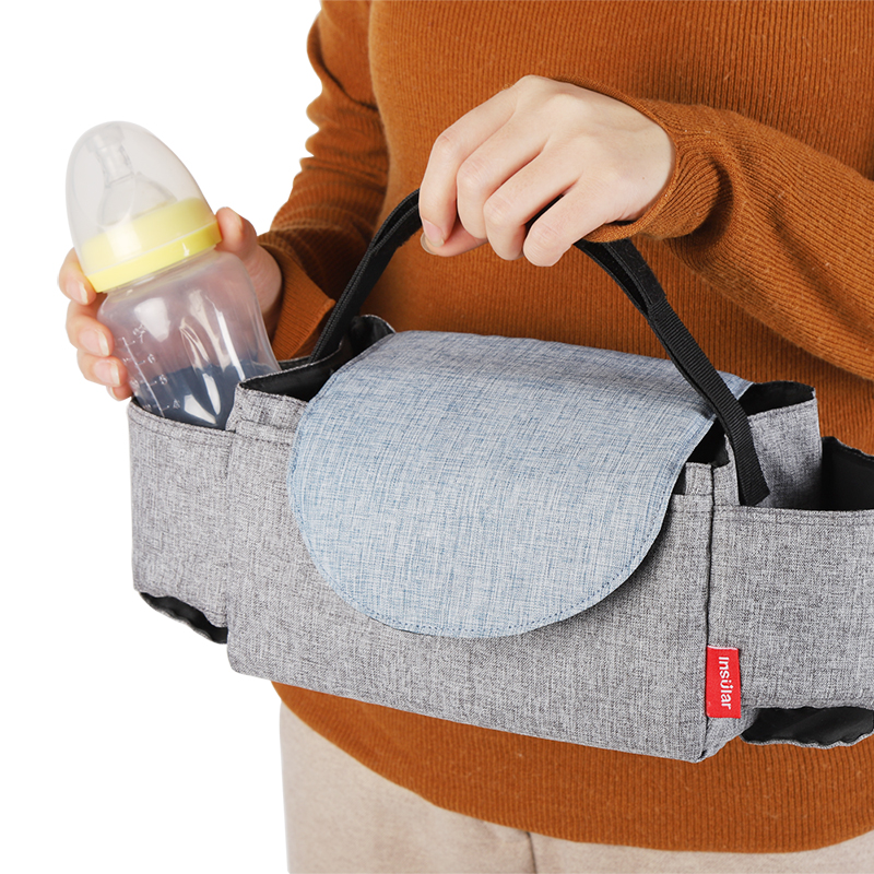 Multifunctional baby stroller hanging bag storage bag bottle water cup bag