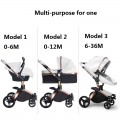 Baby Stroller 3-In-1 PU Leather Pram Baby Carriage 906 Baby Stroller 3-In-1 PU Leather Pram Baby Carriage 906