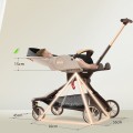 Lightweight Pram Portable Travel Pushcar Foldable Baby Carriage