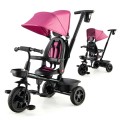 4-in-1 Reversible Toddler Tricycle with Height Adjustable Push Handle