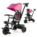 4-in-1 Reversible Toddler Tricycle with Height Adjustable Push Handle 4-in-1 Reversible Toddler Tricycle with Height Adjustable Push Handle