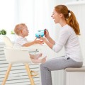 3-in-1 Convertible Wooden High Chair with Cushion 3-in-1 Convertible Wooden High Chair with Cushion