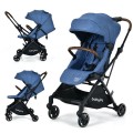 2-in-1 Convertible Aluminum Baby Stroller with Adjustable Canopy 2-in-1 Convertible Aluminum Baby Stroller with Adjustable Canopy
