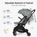 2-in-1 Convertible Aluminum Baby Stroller with Adjustable Canopy 2-in-1 Convertible Aluminum Baby Stroller with Adjustable Canopy