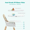5-in-1 Baby Eat and Grow Convertible Wooden High Chair with Detachable Tray 5-in-1 Baby Eat and Grow Convertible Wooden High Chair with Detachable Tray