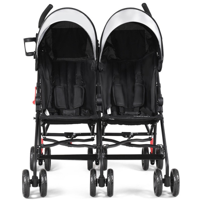 Foldable Twin Baby Double Stroller Ultralight Umbrella Kids Stroller