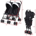 Foldable Twin Baby Double Stroller Ultralight Umbrella Kids Stroller Foldable Twin Baby Double Stroller Ultralight Umbrella Kids Stroller