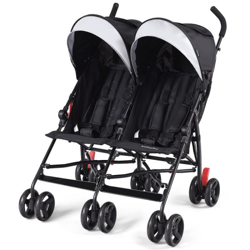 Foldable Twin Baby Double Stroller Ultralight Umbrella Kids Stroller