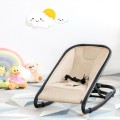 2-in-1 Ergonomic Baby Rocker with 2 Adjustable Recline Positions