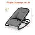 2-in-1 Ergonomic Baby Rocker with 2 Adjustable Recline Positions 2-in-1 Ergonomic Baby Rocker with 2 Adjustable Recline Positions