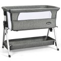 Adjustable Baby Bedside Crib with Large Storage Adjustable Baby Bedside Crib with Large Storage