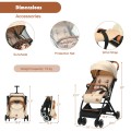 Lightweight Aluminium Frame Baby Stroller with Net Lightweight Aluminium Frame Baby Stroller with Net