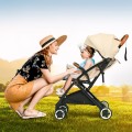 Lightweight Aluminium Frame Baby Stroller with Net