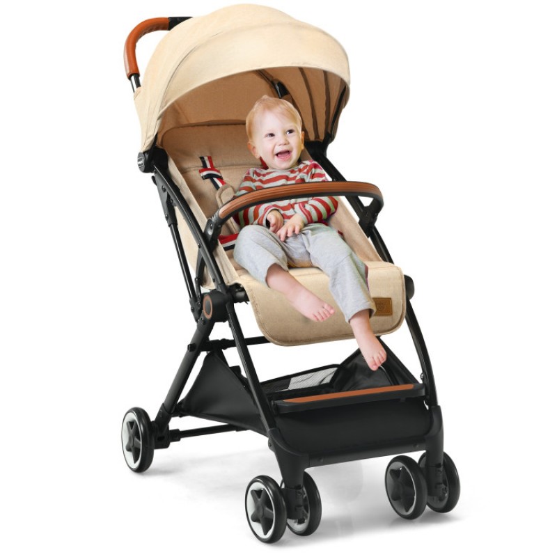 Lightweight Aluminium Frame Baby Stroller with Net