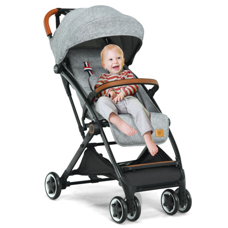 Lightweight Aluminium Frame Baby Stroller with Net